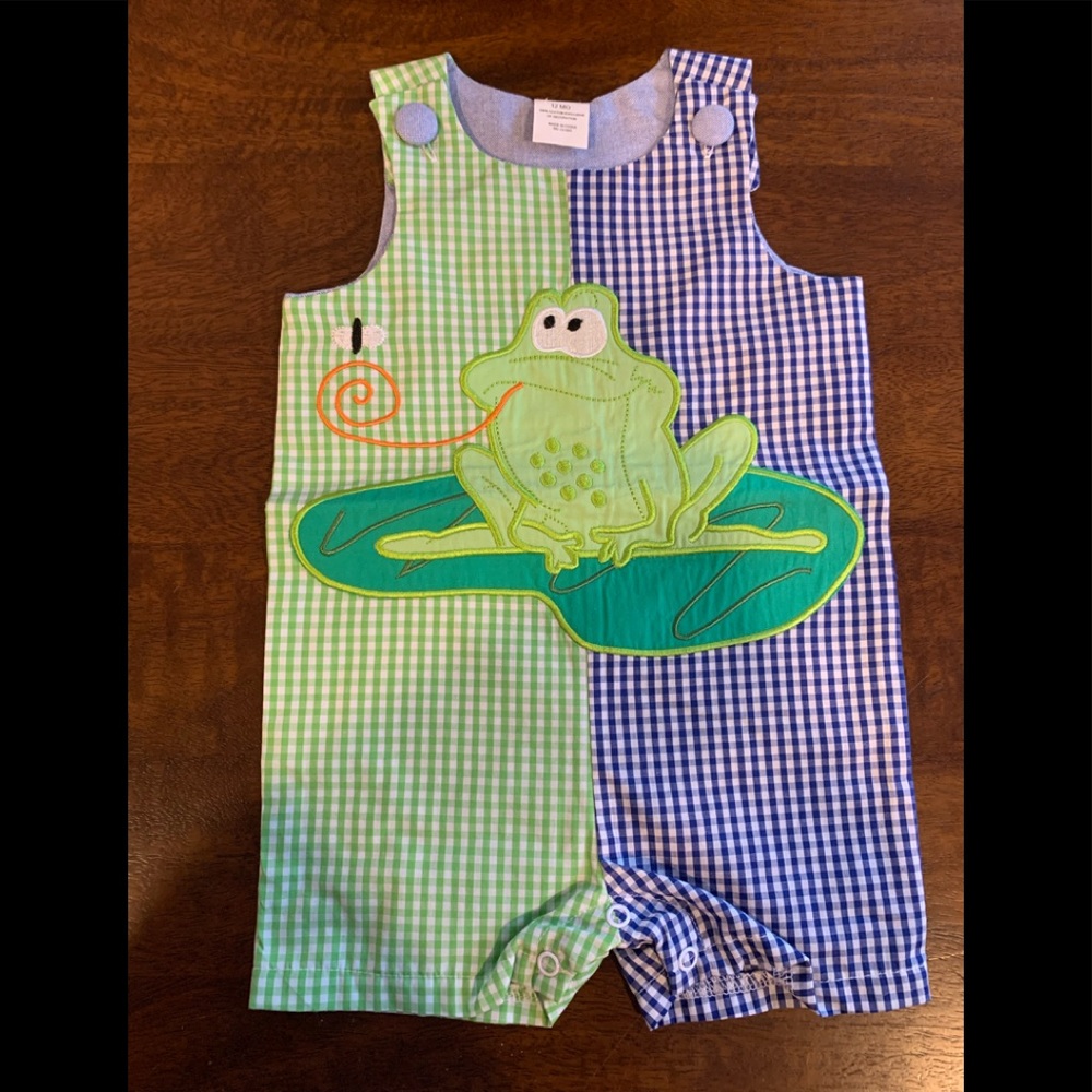 Baby Boy frog summer jumper